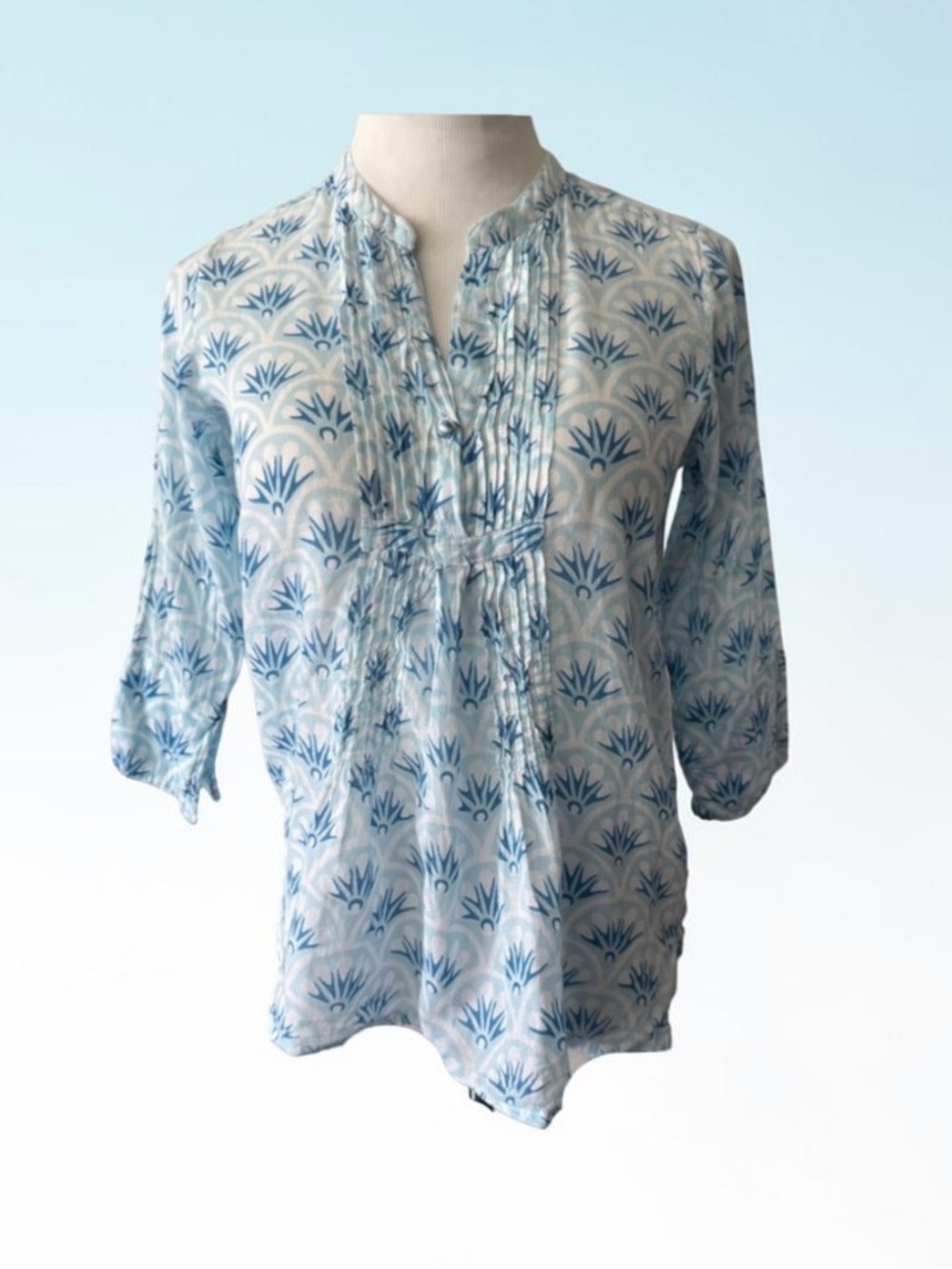 OLIPHANT hand block print pullover top